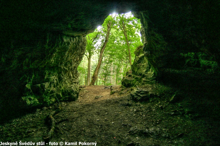 Jeskyně Švédův stůl - foto Kamil Pokorný